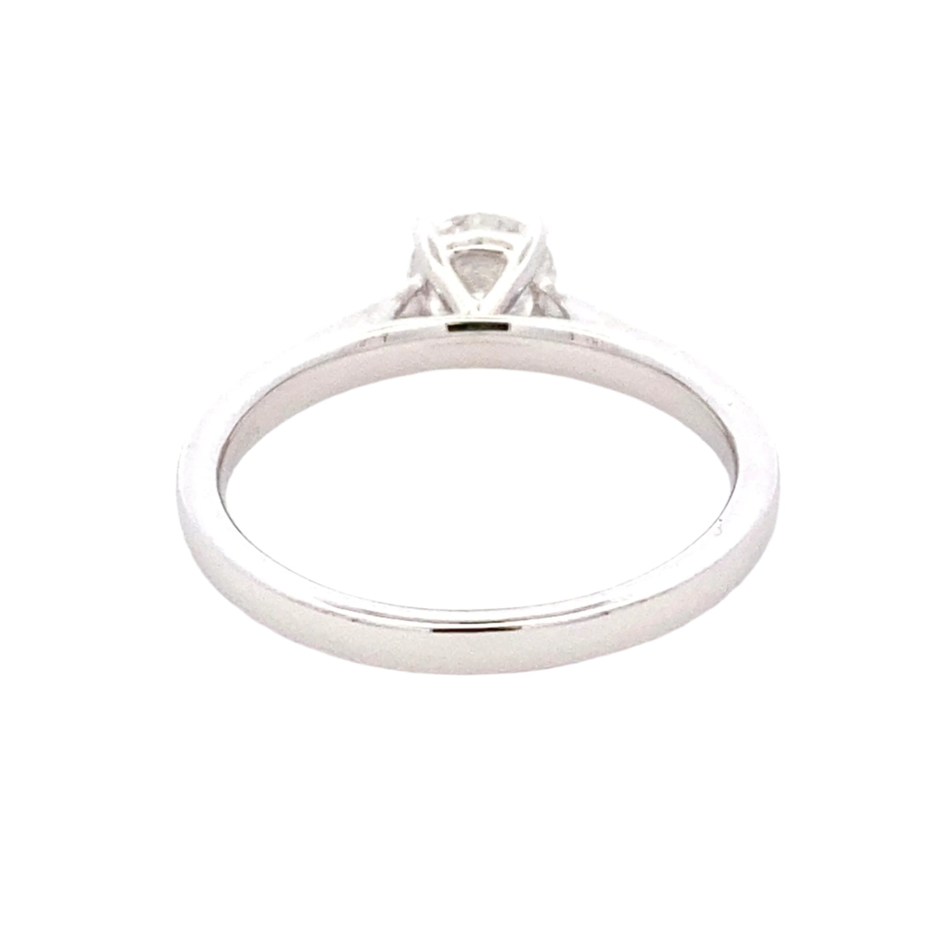 Platinum Round brilliant Cut Diamond Solitaire Ring - 0.70cts Gardiner Brothers