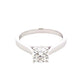 Platinum Round Brilliant cut diamond solitaire ring - 0.91cts Gardiner Brothers