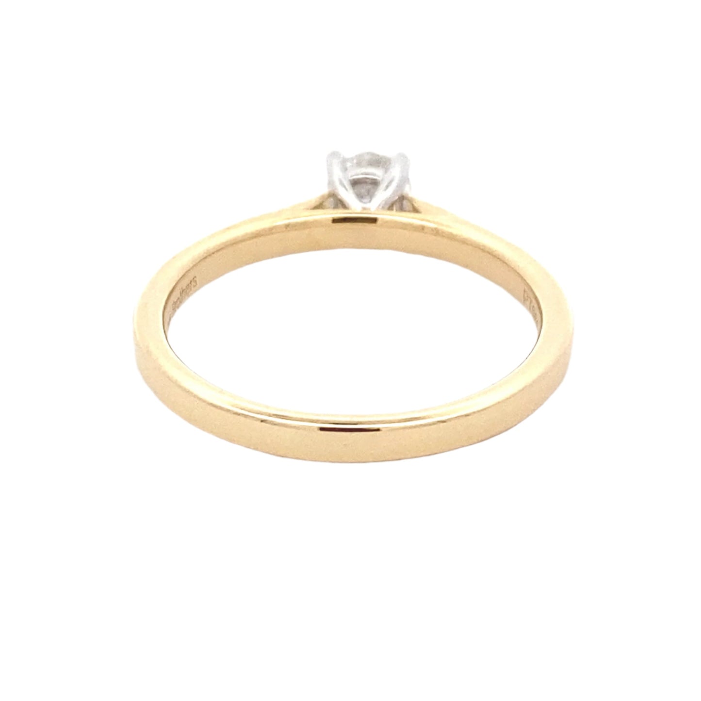 Round Brilliant Cut Diamond Solitaire Ring - 0.30cts Gardiner Brothers