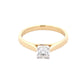 yellow gold Round brilliant cut diamond solitaire ring - 0.40cts Gardiner Brothers