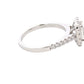 Emerald cut diamond halo cluster style ring - 1.16cts Gardiner Brothers