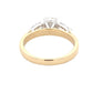 Cushion and pear shaped diamond 3 stone ring - 1.44cts Gardiner Brothers