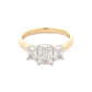 Radiant cut diamond 3 stone ring - 1.56cts Gardiner Brothers