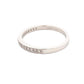 Milgrain Edge Diamond Set Wedding Band