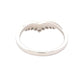 Wishbone Shaped Diamond Set Wedding Band