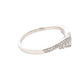 Wishbone Shaped Diamond Set Wedding Band
