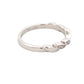 Fancy Shaped Half Bowtie Diamond Set Wedding Band