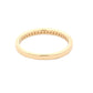 Milgrain Edge Diamond Set Wedding Band