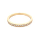 Milgrain Edge Diamond Set Wedding Band