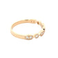 Fancy Shaped Diamond Set Wedding Band