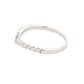Pavé Diamond Set Wishbone Style Ring