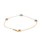 Yellow Gold Onyx Flower Petal Bracelet Gardiner Brothers