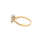 Yellow cushion shaped diamond halo cluster style ring - 1.77cts Gardiner Brothers