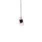 Lab grown oval shaped diamond solitaire pendant - 1.04cts