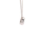 Lab grown oval shaped diamond solitaire pendant - 1.04cts