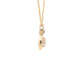 Round Brilliant cut diamond, drop loop style pendant