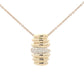Yellow Gold Fancy Style Diamond Pendant