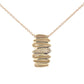 Yellow Gold Fancy Style Diamond Pendant
