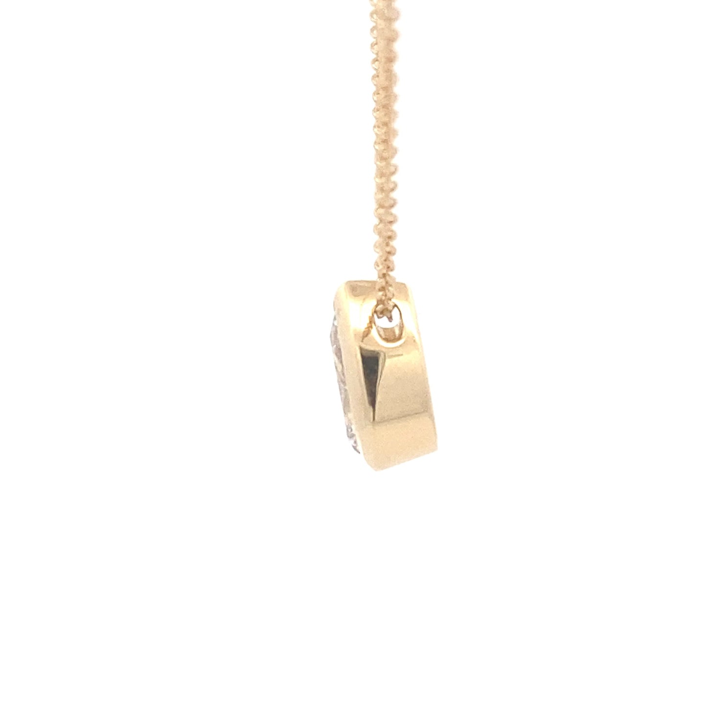 Lab Grown Pear Shaped Diamond Solitaire Pendant - 1.00cts