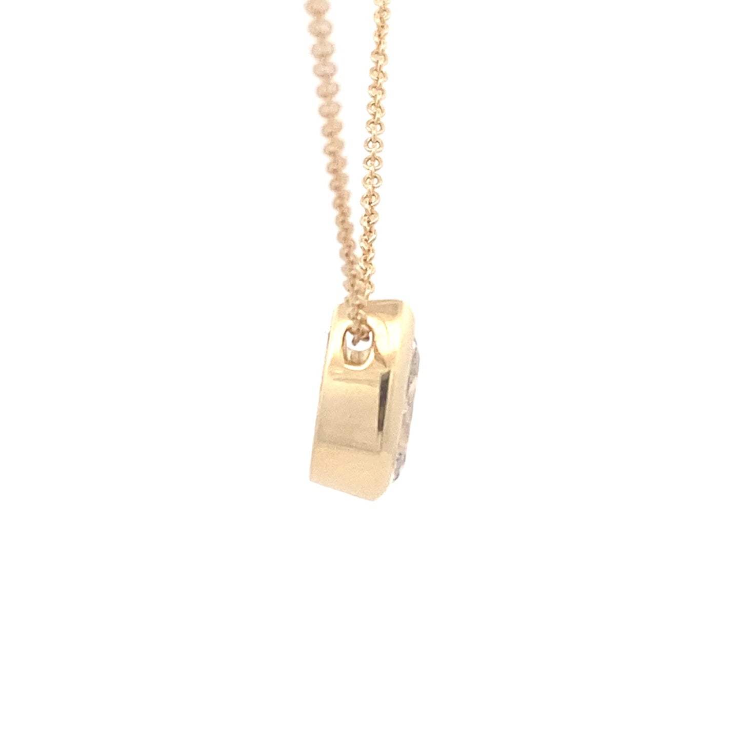 Lab Grown Pear Shaped Diamond Solitaire Pendant - 1.00cts