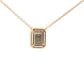 Lab Grown Radiant Cut Diamond Solitaire Pendant - 1.09cts