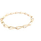 Yellow Gold Twisted Oblong Link Bracelet