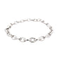 White Gold oval Link Bracelet