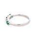 Emerald and Diamond 5 Stone Ring Gardiner Brothers