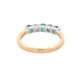 Emerald and Diamond 5 Stone Ring Gardiner Brothers