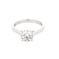 Platinum Round Brilliant Cut Diamond Solitaire Ring - 1.29cts Gardiner Brothers