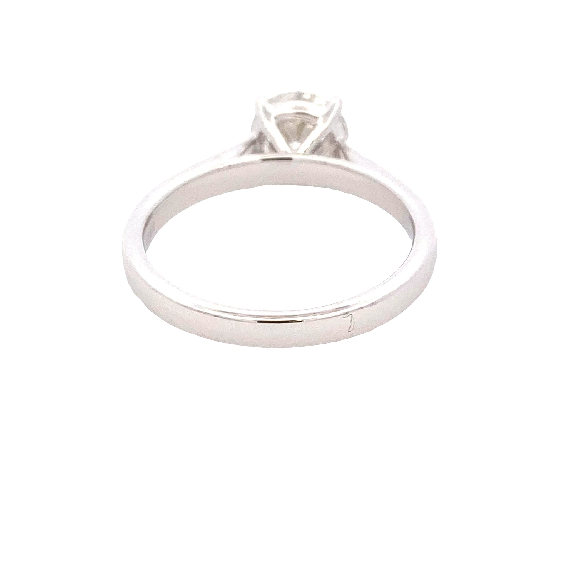 Platinum Round Brilliant Cut Diamond Solitaire Ring - 1.29cts Gardiner Brothers