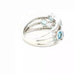 Topaz and Diamond Bubble Style Ring Gardiner Brothers