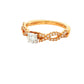 Yellow Gold Round Brilliant Cut Diamond Ring With Twisted Diamond Set Shoulders - 0.55cts Gardiner Brothers