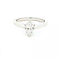 Platinum Marquise Shaped Diamond Solitaire Ring - 0.70cts Gardiner Brothers