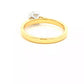 Yellow Gold Round Brilliant cut diamond solitaire ring - 0.70cts Gardiner Brothers