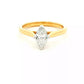 Marquise shaped diamond solitaire ring - 0.70cts Gardiner Brothers