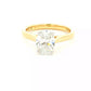 Lab Grown Oval Shaped Diamond Solitaire Ring - 1.50cts Gardiner Brothers