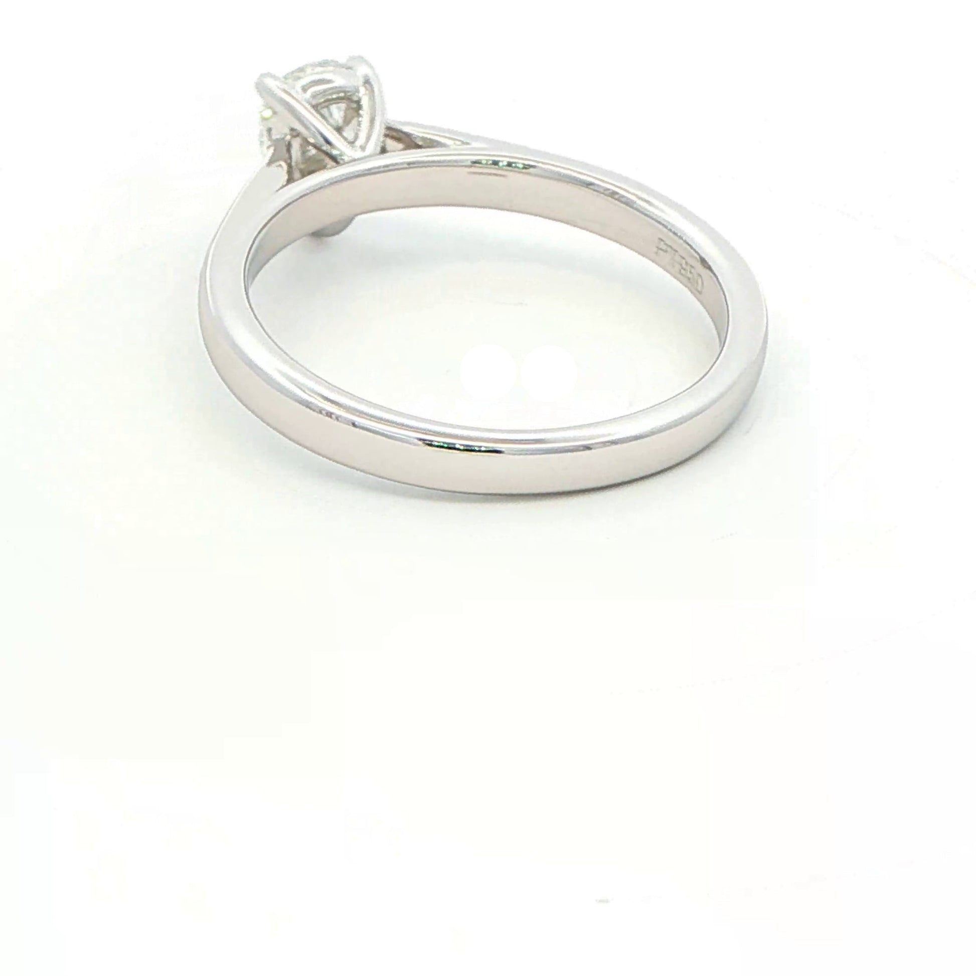 Platinum Pear Shaped Diamond Solitaire Ring - 0.50cts Gardiner Brothers