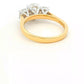Yellow Gold Oval and round brilliant cut diamond 3 stone ring - 1.80cts Gardiner Brothers