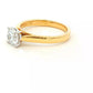 Yellow Gold Round Brilliant Cut Diamond Solitaire Ring - 0.90cts Gardiner Brothers