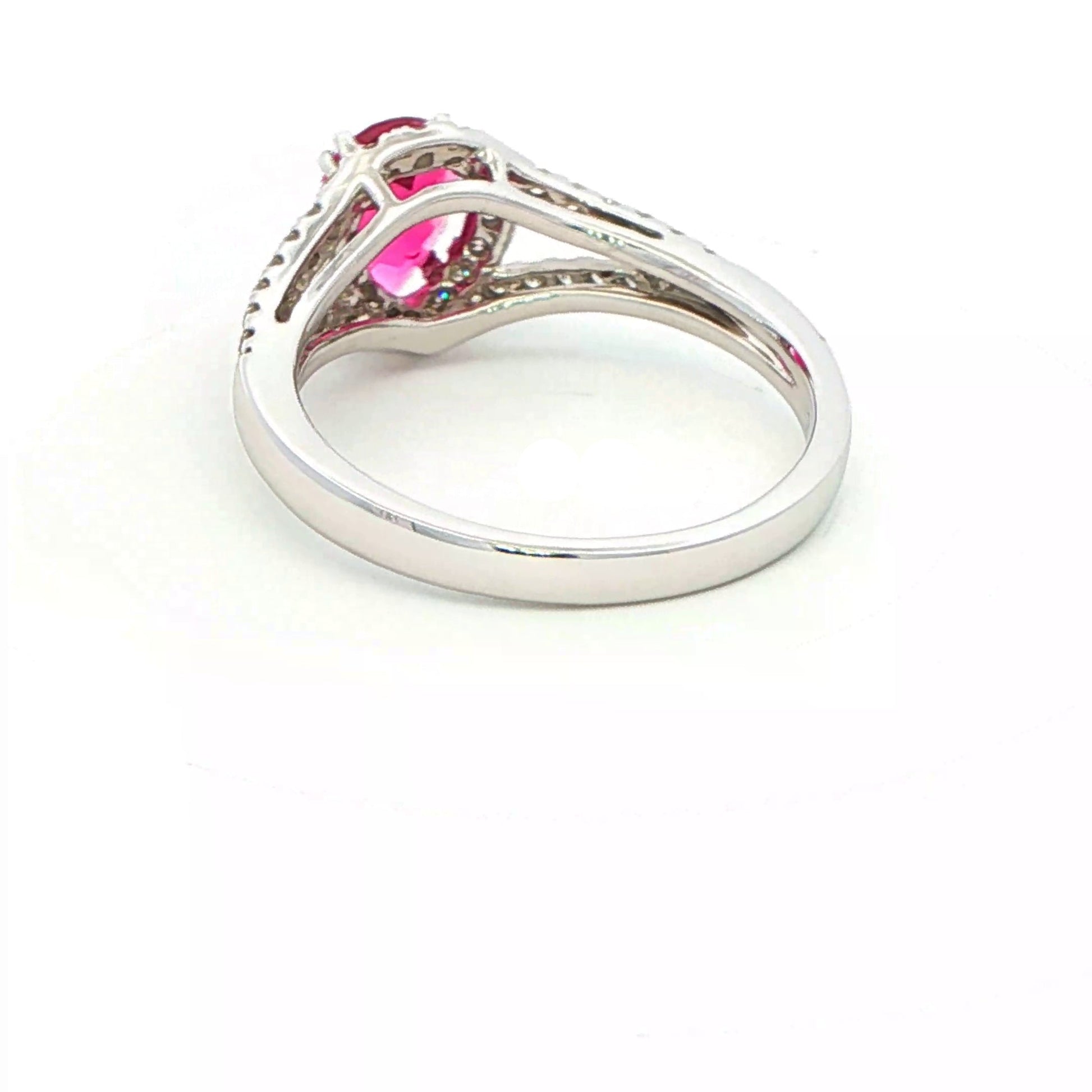Pink Tourmaline and Diamond Dress Ring Gardiner Brothers