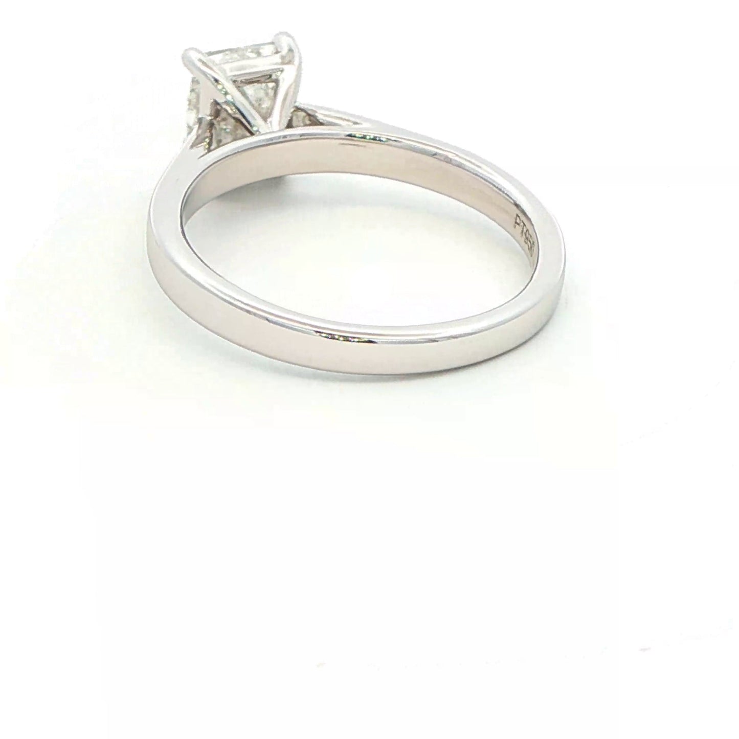 Platinum Radiant cut diamond solitaire ring - 1.20cts Gardiner Brothers