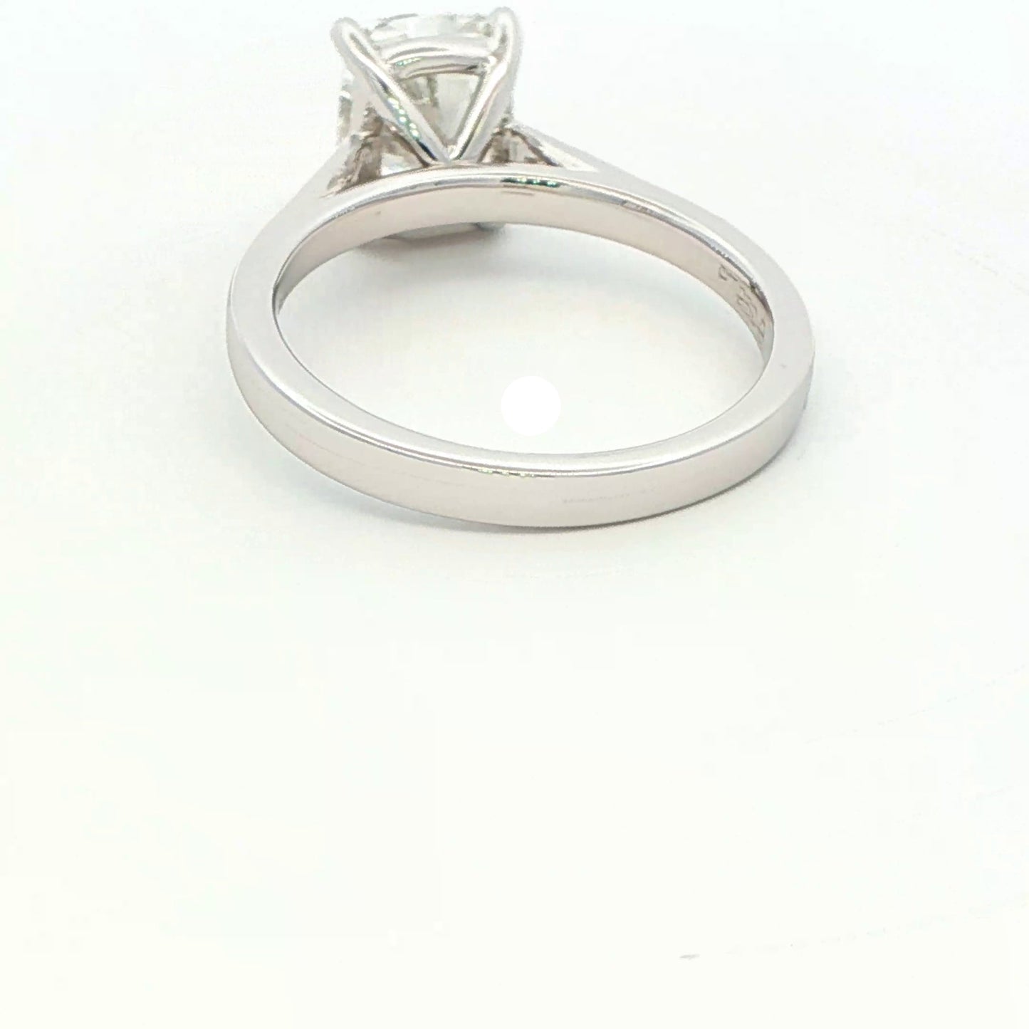 Lab Grown elongated cushion shaped diamond solitaire ring - 2.00cts Gardiner Brothers