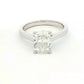 Lab Grown elongated cushion shaped diamond solitaire ring - 2.00cts Gardiner Brothers