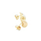 Yellow Gold TearDrop Stud Earrings