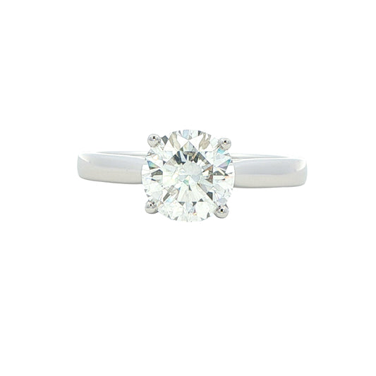 Round Brilliant Cut Diamond Solitaire Ring - 1.50cts