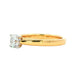Yellow Gold Round Brilliant cut diamond solitaire ring - 0.50cts Gardiner Brothers