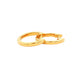 Round Brilliant Cut Diamond Set Hoop Earrings 12mm - 0.20cts