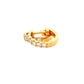 Round Brilliant Cut Diamond Set Hoop Earrings 12mm - 0.40cts