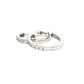 Round Brilliant Cut Diamond Set Hoop Earrings 14mm - 0.30cts